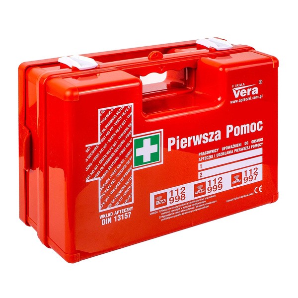 Apteczka przemysłowa VERA TOP 15 PLUS 13157 ABS NR74 Apteczka przemysłowa w walizce z wyposażeniem