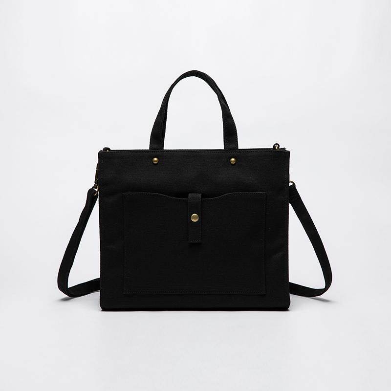 Sac messager portable simple et élégant, sac en toile tendance, sac pour femme, sac à main style japonais et coréen pour seniors