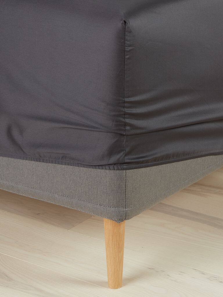 TINE guld satin stræklagen TINE 90x200x35cm grå