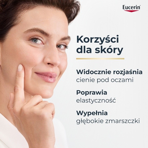Eucerin Hyaluron Filler + Elasticity, krem pod oczy, SPF 20, 15 ml