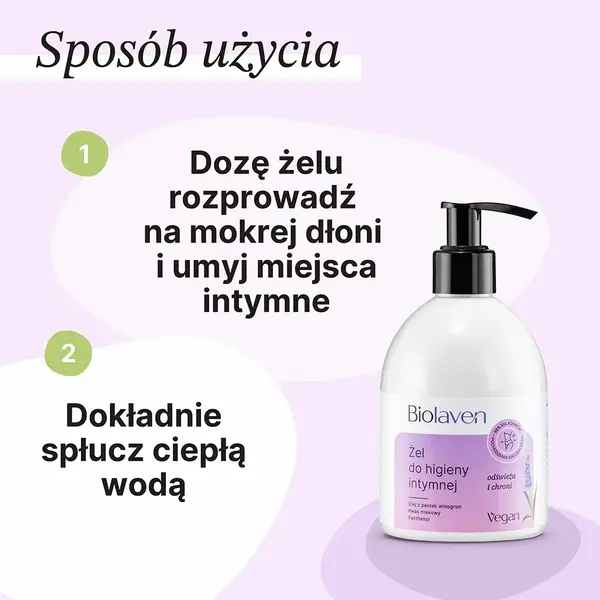 Biolaven Organic, żel do higieny intymnej, 300 ml