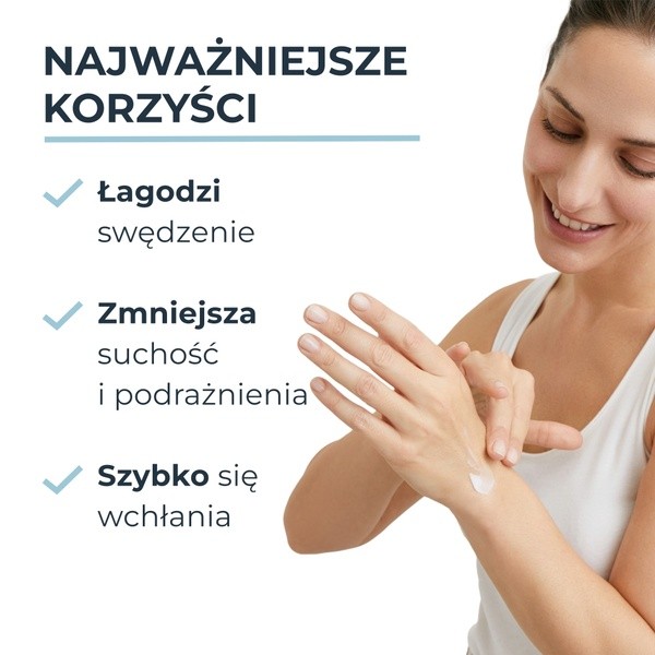 Eucerin AtopiControl, kojący krem do rąk, 75 ml