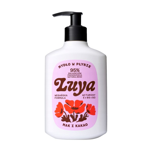 Luya, mydło do rąk w płynie Mak i Kakao, 400 ml