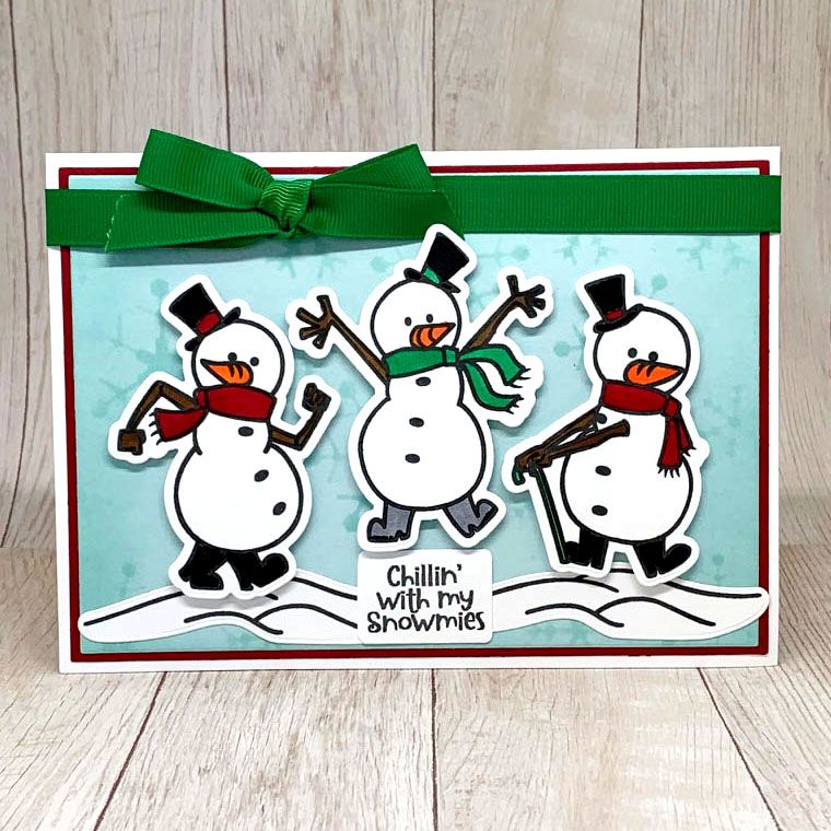 moresnowmen2stamp Clear Stamp Set