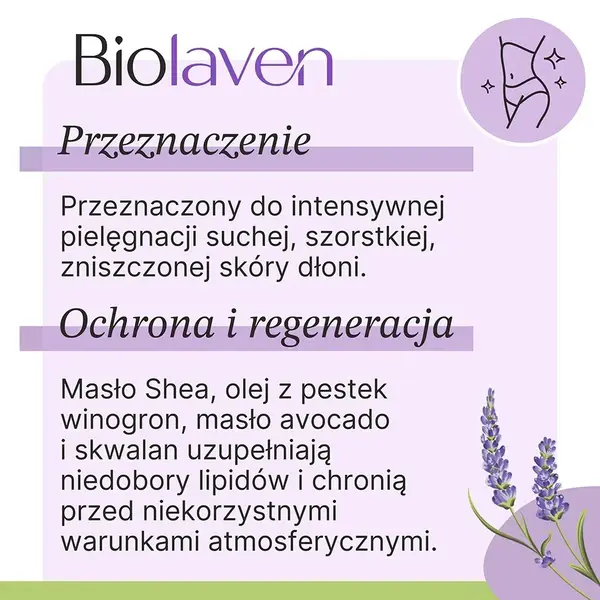 Biolaven, odżywczy krem do rąk, 100 ml