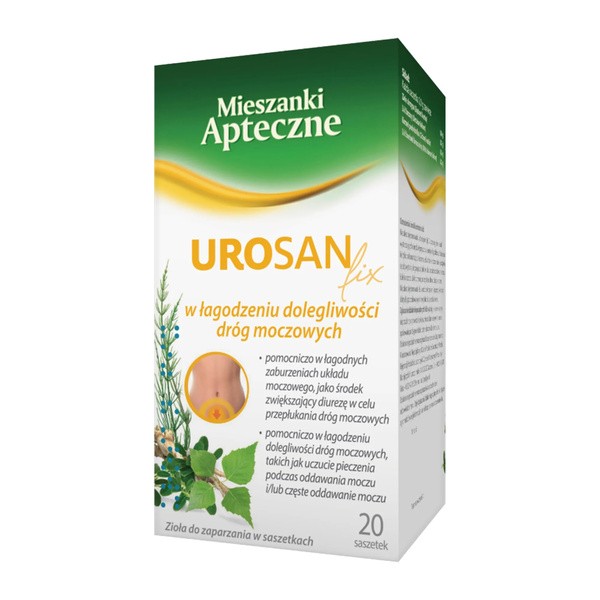 Urosan fix, zioła do zaparzania, 2 g, 20 saszetek