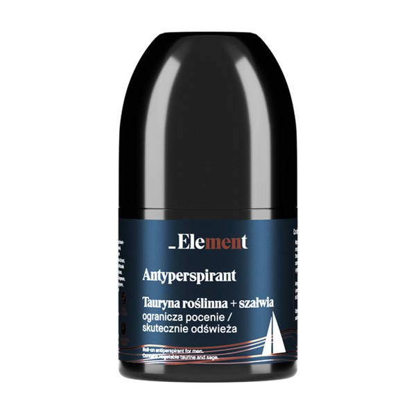 _Element Men, tauryna roślinna + szałwia, antyperspirant, 50 ml