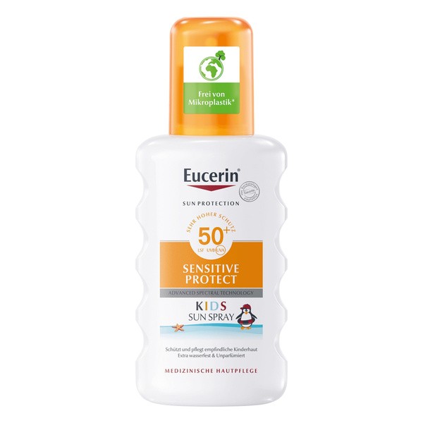 Eucerin Sensitive Protect Sun Kids SPF50+, spray ochronny, 200 ml