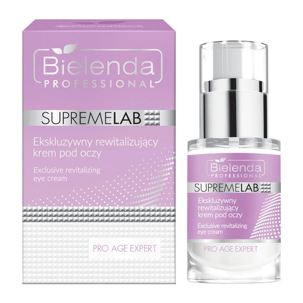 Bielenda Professional SupremeLAB, ekskluzywny rewitalizujący krem pod oczy, 15 ml