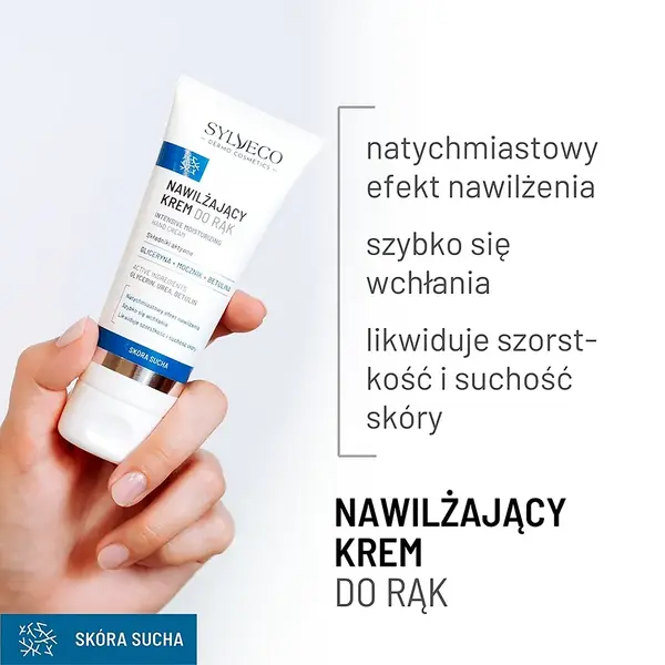 Sylveco Dermo Skóra Sucha, nawilżający krem do rąk, 75 ml