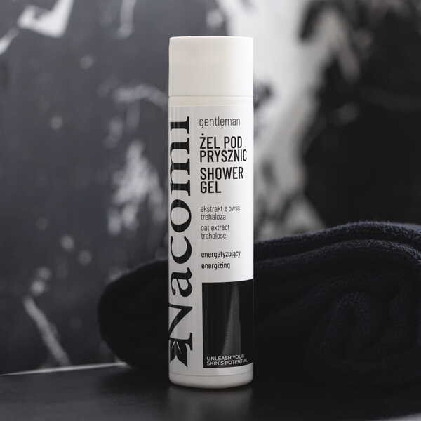 Nacomi Gentleman, nawilżający żel pod prysznic, 250 ml