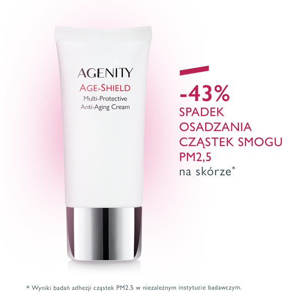 Agenity Age-Shield, multi-ochronny krem przeciwstarzeniowy SPF 50+, 50 ml