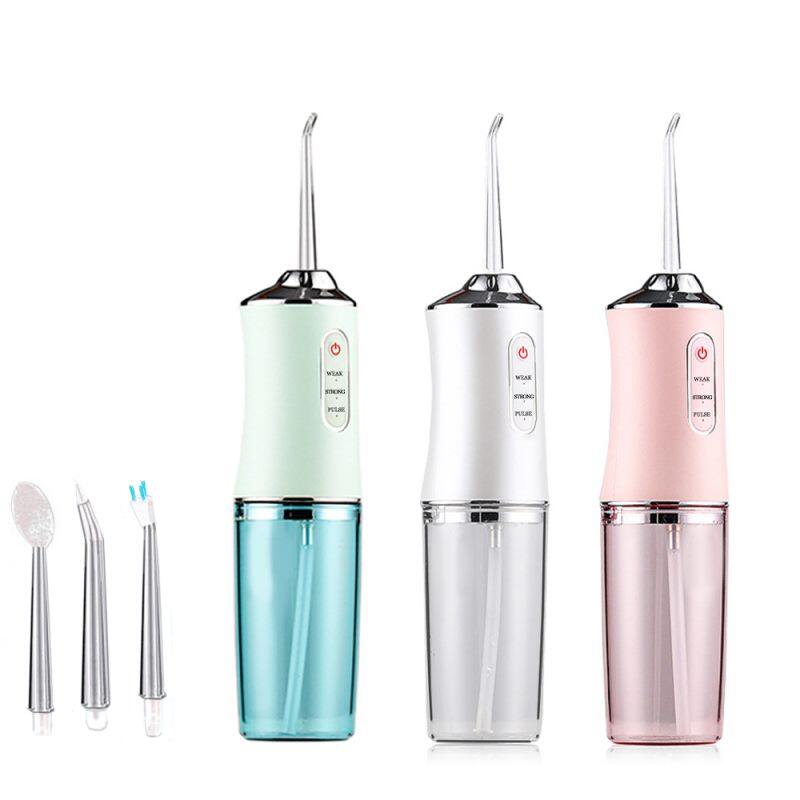 USB Rechargeable Water Flosser Portable Dental Water Jet 300ML Water Tank Waterproof dental Family Oral Irrigator For
