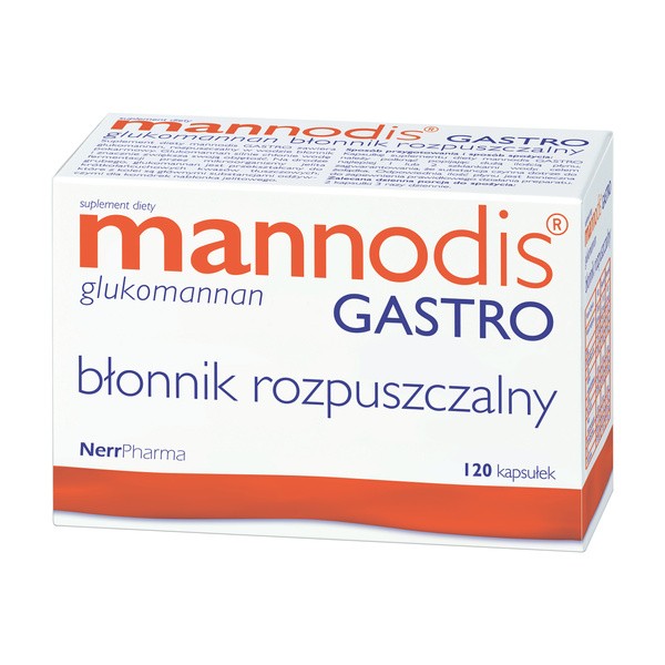 Mannodis Gastro, kapsułki twarde, 120 szt.
