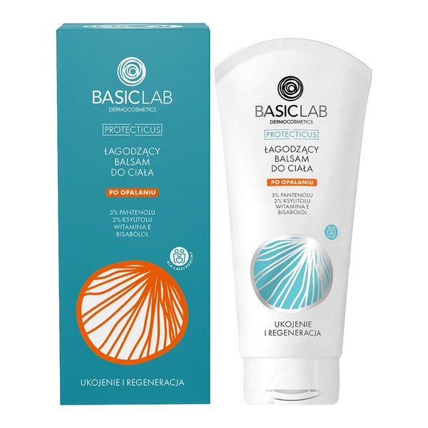 BasicLab Protecticus, łagodzący balsam do ciała po opalaniu, 100 ml