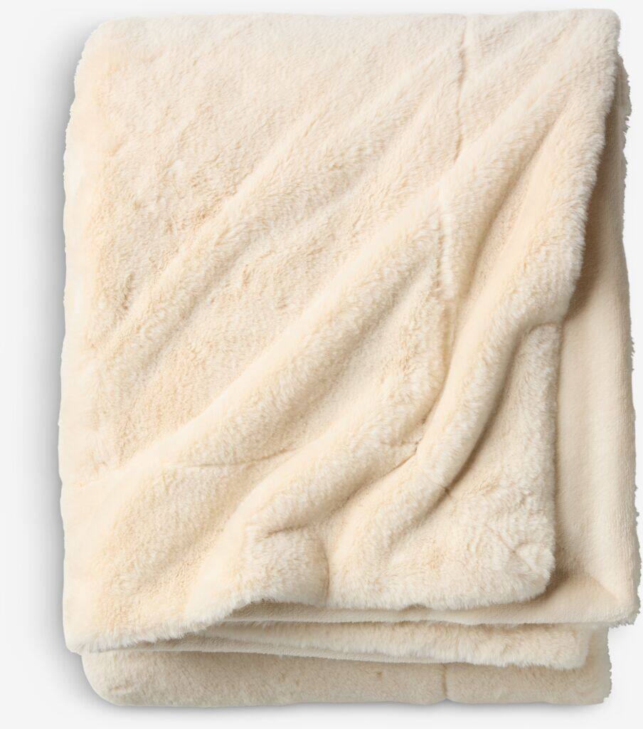 KALKLOK Pelsplaid KALKLOK 130x170 beige