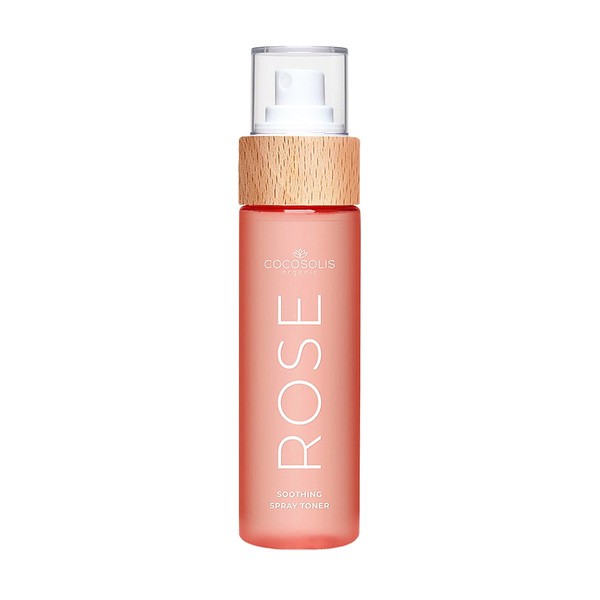 Zestaw Cocosolis Rose, różany olejek do oczyszczania twarzy, 50 ml + różana pianka do oczyszczania twarzy, 150 ml + łagodzący toner do twarzy z różą damasceńską, kaktusem i kokosem, 100 ml