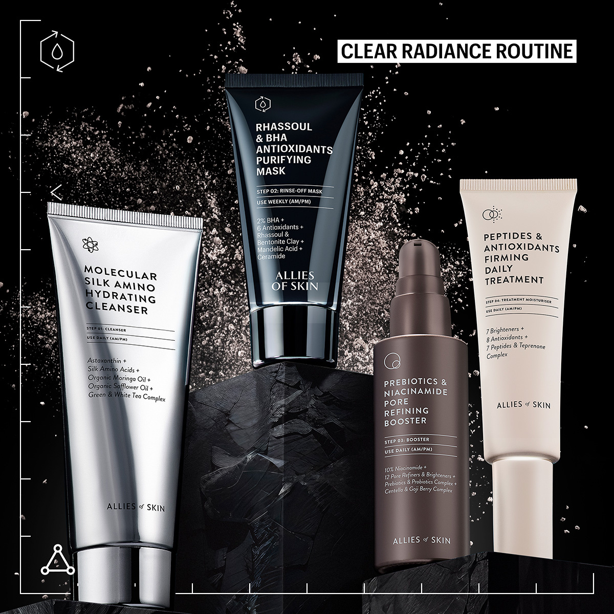 Allies Of Skin Rhassoul & BHA Antioxidants Purifying Mask (50 ml)