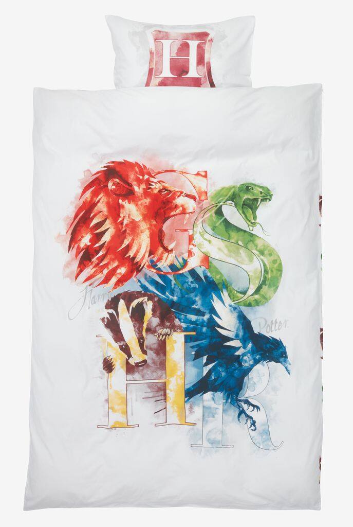 HARRY POTTER HARRY POTTER sengetøj 140x200 hvid