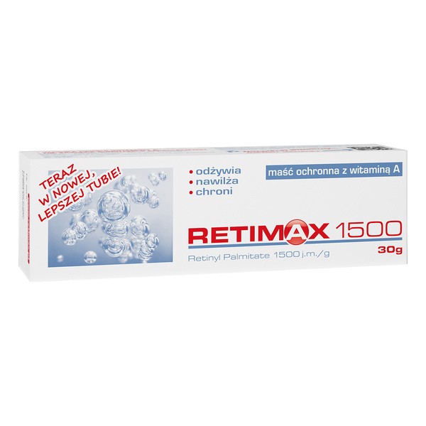 Retimax 1500, maść ochronna z witaminą A, 30 g