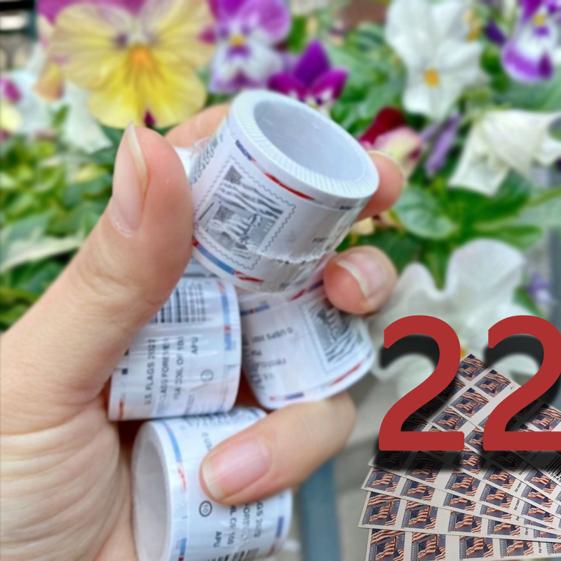 (2022) USPS Forever American Flag Stamps Rolls
