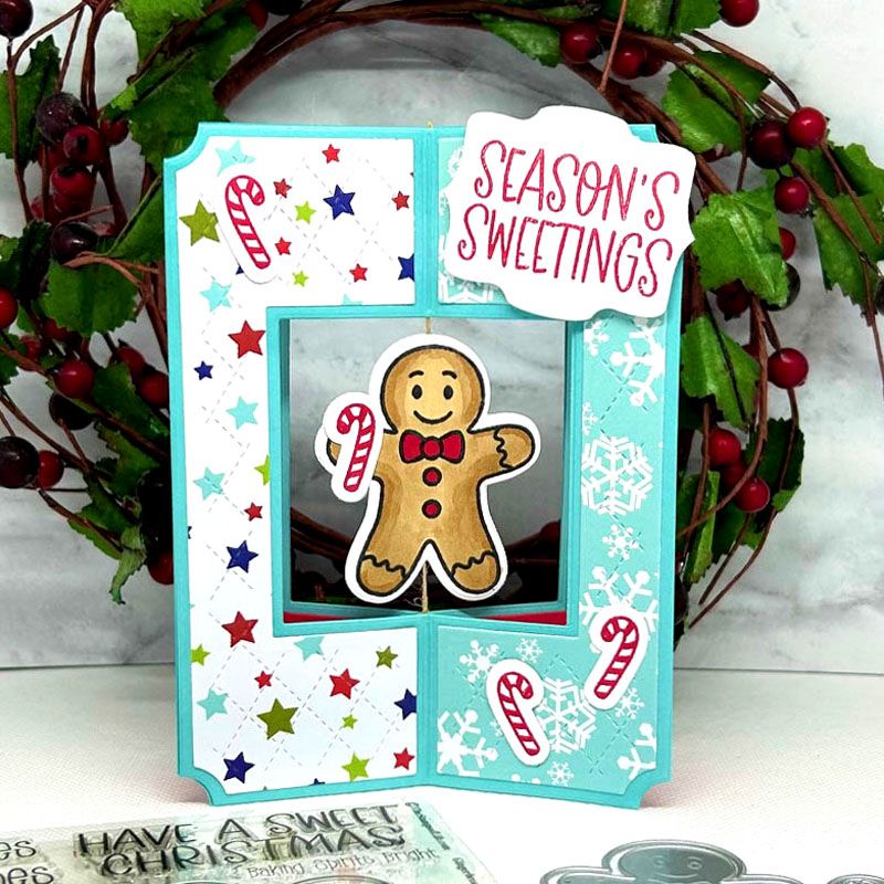 Gingerbread Fun Clear Stamp Set