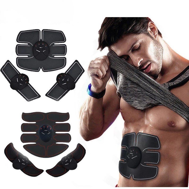 Trener stymulacji mięśni EMS bezprzewodowy Inteligentne ćwiczenia Trening brzucha Elektryczny masażer do odchudzania i utraty wagi Unisex