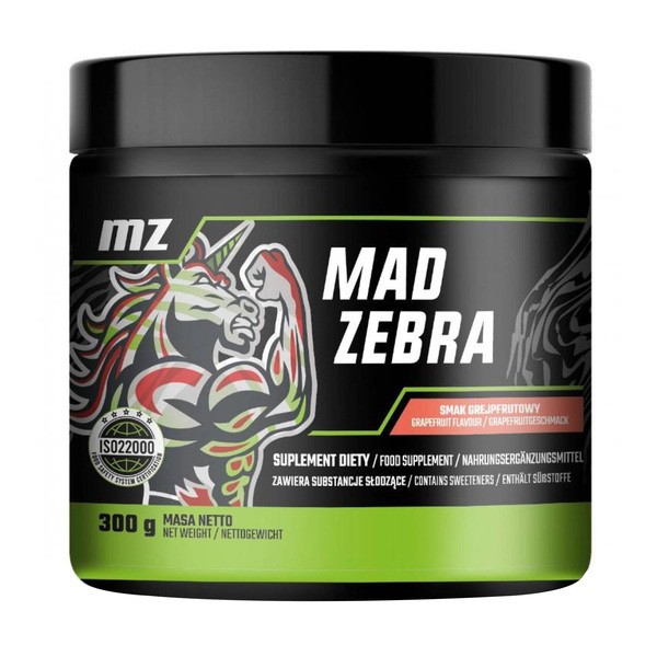 MZ Mad Zebra, proszek, smak grejpfrutowy, 300 g