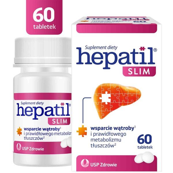 Hepatil Slim, tabletki, 60 szt.