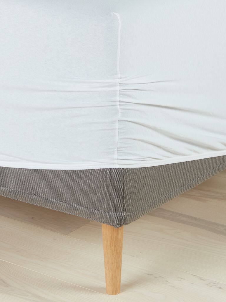 HELLE guld jerseylagen HELLE 90x200x30cm hvid