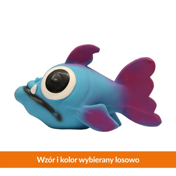 Beeztees Rybka, zabawka lateksowa dla psa mix, 1 szt.