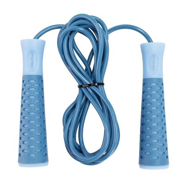 Spokey, Candy Rope, skakanka łożyskowana, niebieska, 1 szt.