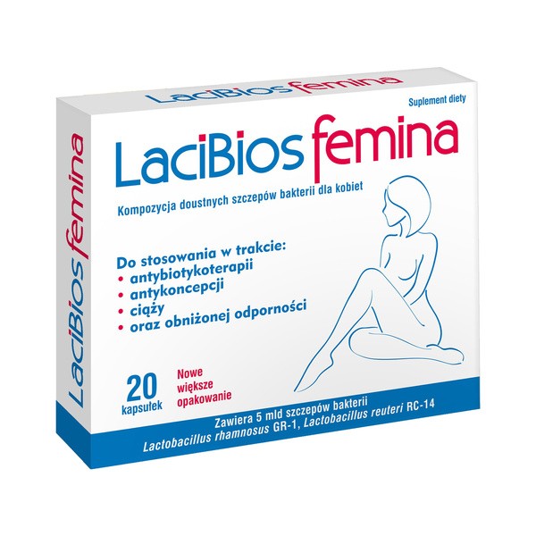 Lacibios Femina, kapsułki, 20 szt.