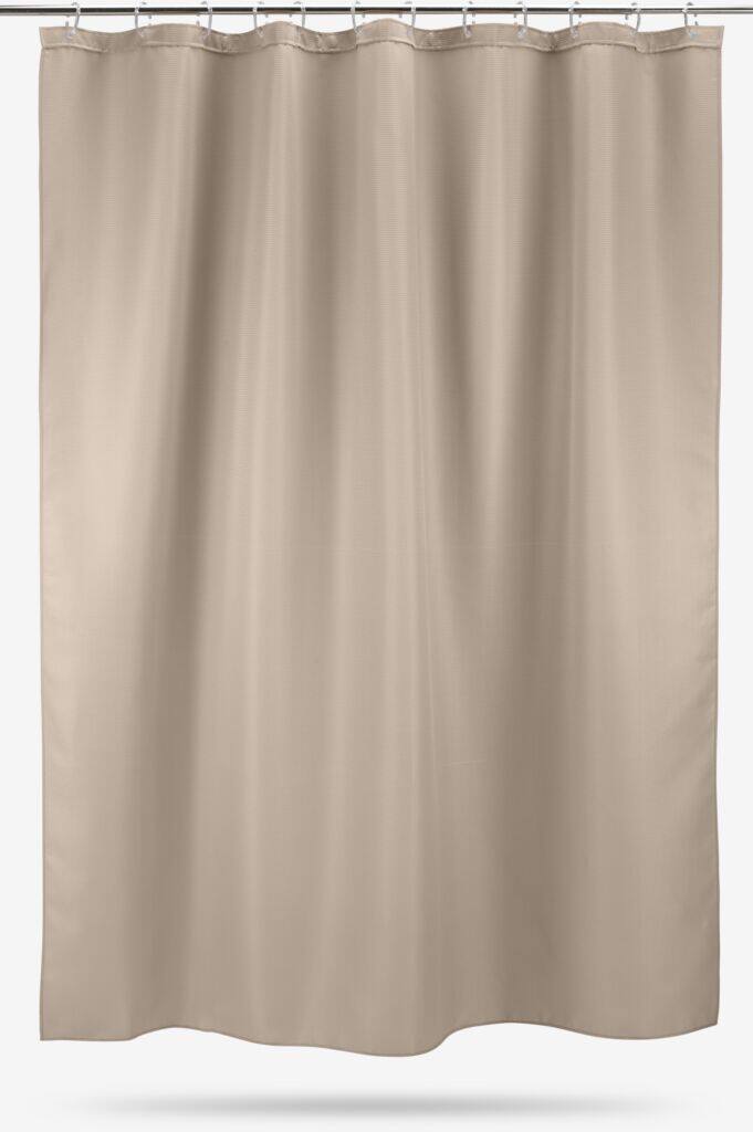 SIBO guld badeforhæng SIBO 180x200cm beige KRONBORG