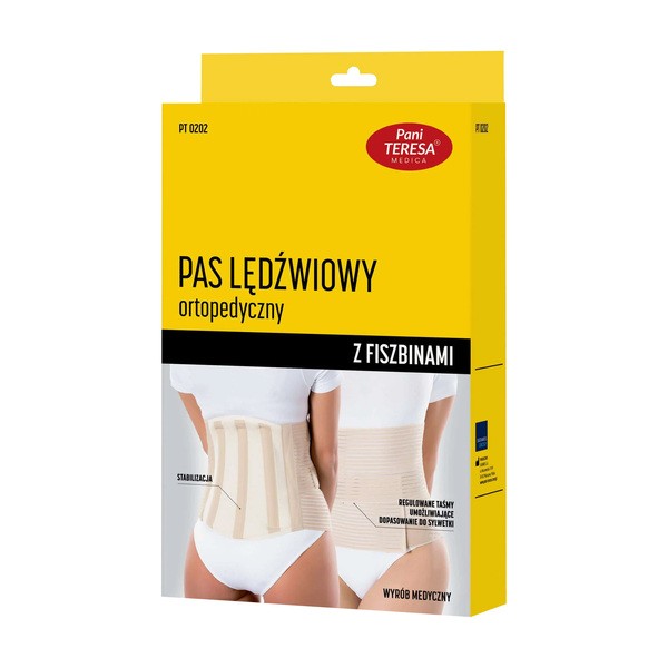 Pani Teresa, pas lędźwiowy z fiszbinami, rozmiar XL, 1 szt.