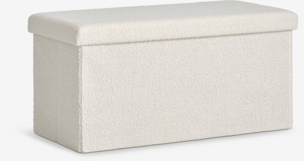 NYSTED NYSTED Puf 76x38 med off-white bakke