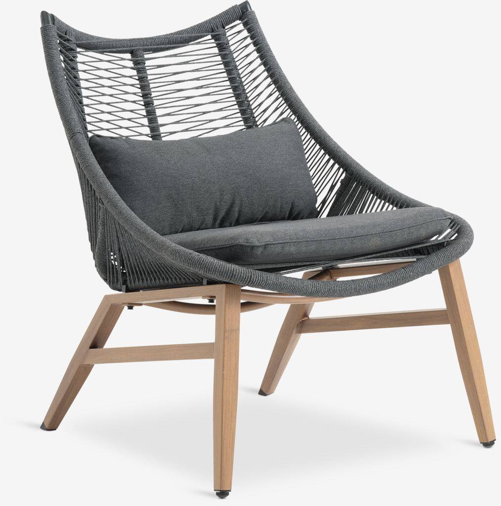 DANNEMARE DANNEMARE lænestol grå