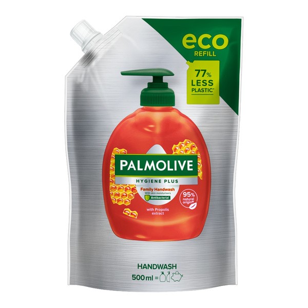 Palmolive Hygiene Plus Family, mydło w płynie do rąk, uzupełnienie, 500 ml