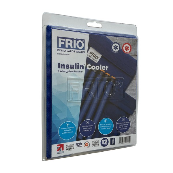 Frio Extra Large, termiczne etui do przechowywania insuliny, niebieskie, 1 szt.