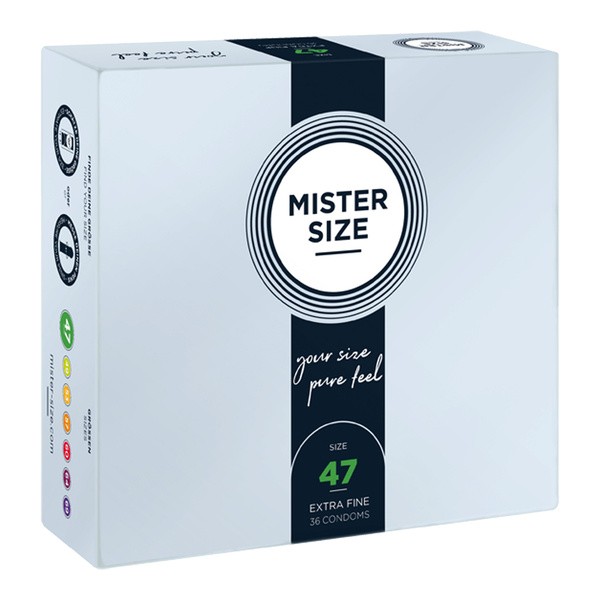 Mister Size, prezerwatywy, 47 mm, 36 szt.