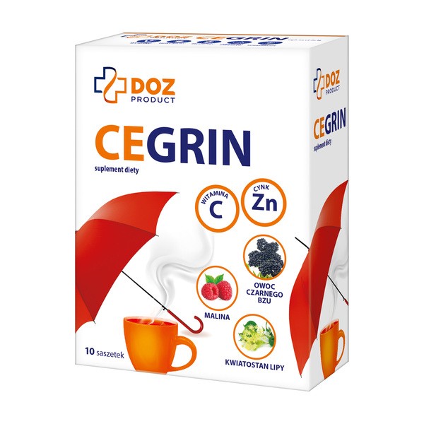 DOZ Product Cegrin, saszetki, 10 g x 10 szt.