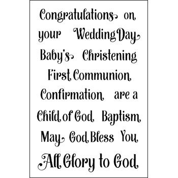 christian4HSN Clear Stamp Set