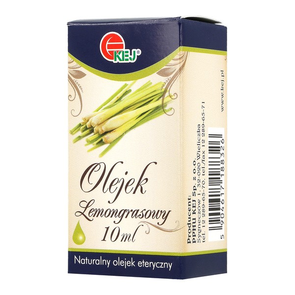 Kej, naturalny olejek lemongrasowy, 10 ml