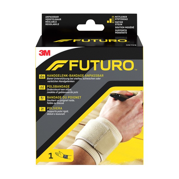 Futuro, opaska na nadgarstek, beżowa, regulowana, 1 szt.