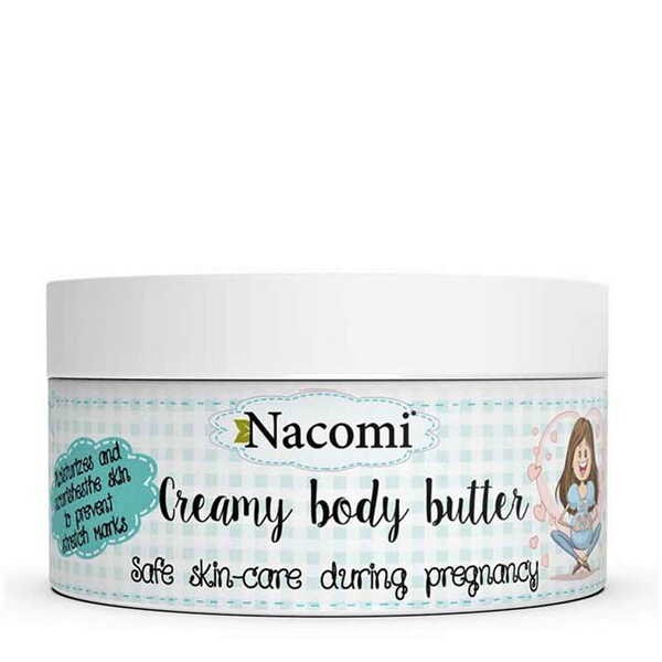 Nacomi, lekkie masło do ciała, dla kobiet w ciąży, 100 ml