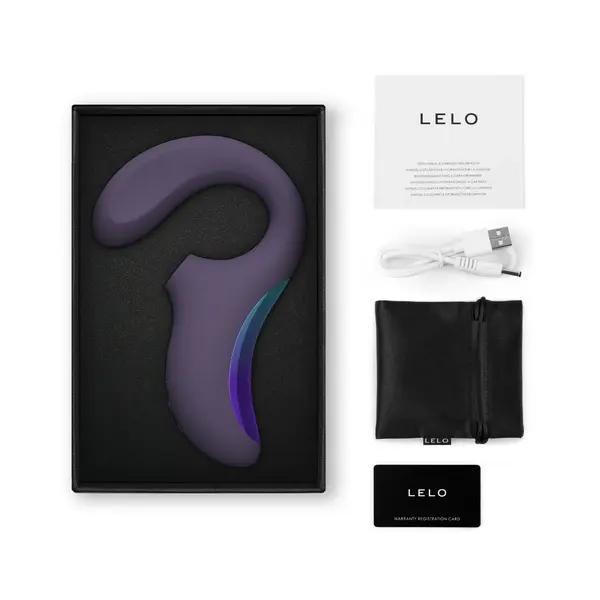 Lelo Enigma Wave Cyber Purple, potrójny wibrator soniczny, 1 szt.
