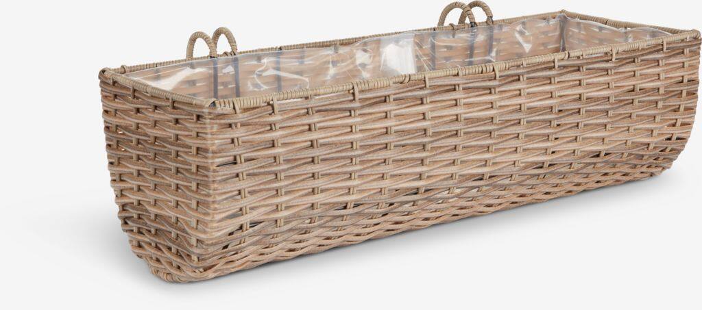 STEINTROST balkonkasse B18xL50xH16 natur