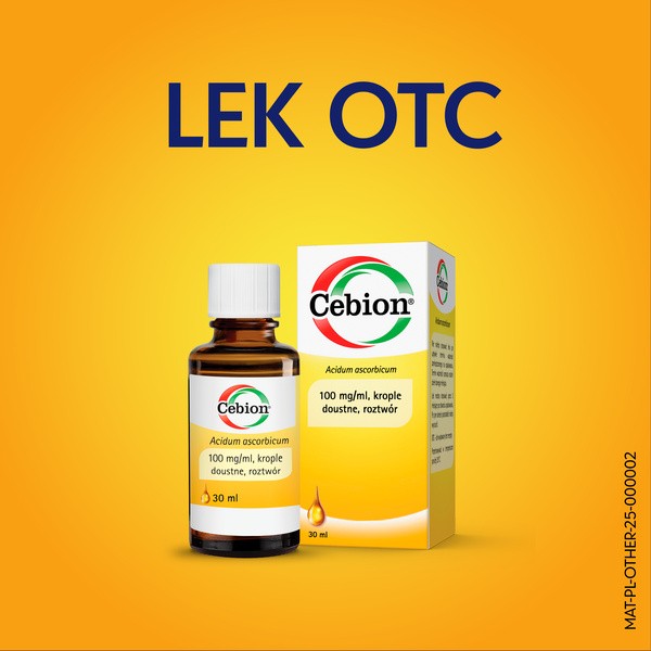 Cebion, 100 mg/ml, krople doustne, 30 ml