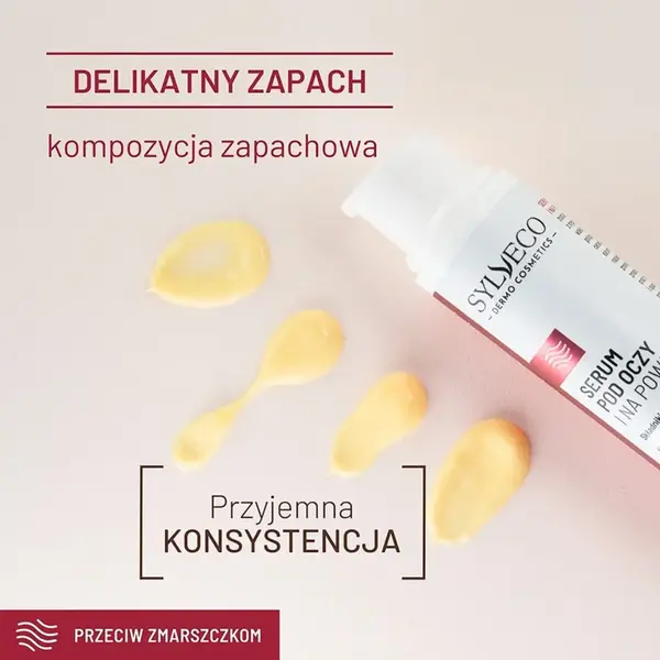 Sylveco Dermo Przeciw zmarszczkom, serum pod oczy i na powieki, 15 ml