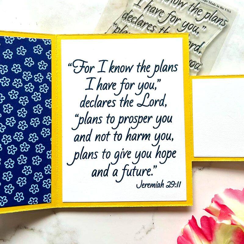 Jeremiah 29:11 Clear Stamp Set
